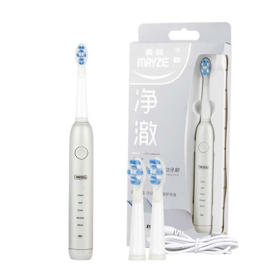 Hand Feel Paint Small Fresh Color Matching Sonic Electric Toothbrush Set